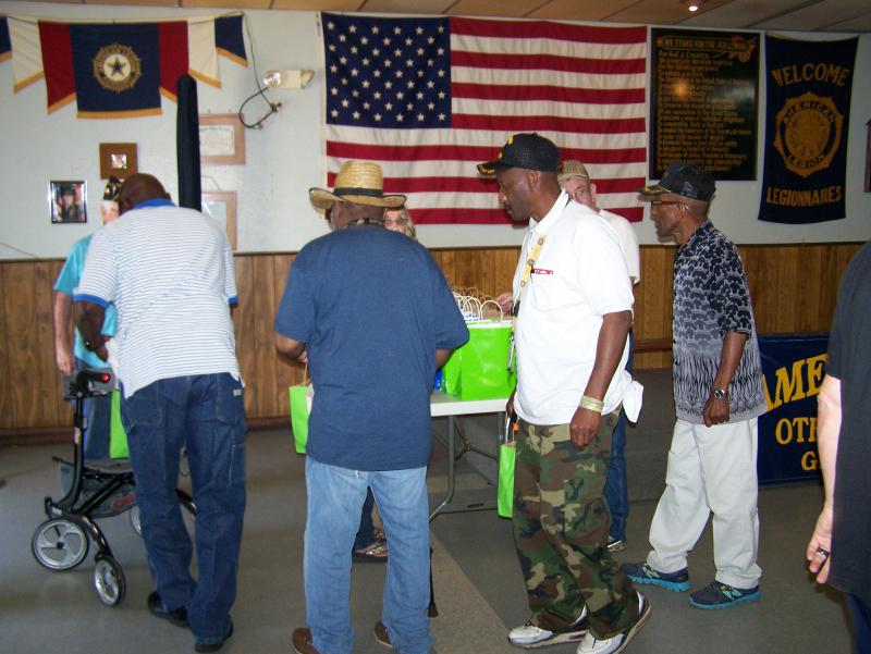 Visit from the Bonham VA Vets The American Legion Centennial Celebration